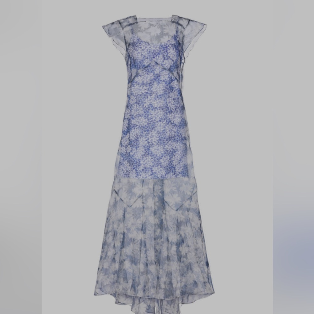 ISO SIR the Label Blue Anais Maxi
Dress Blue (with or without slip)